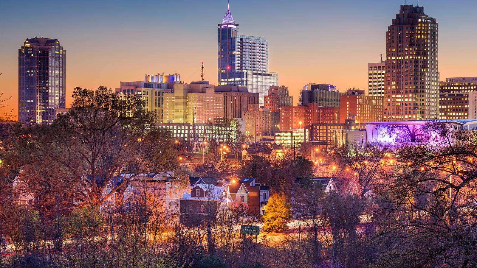 Raleigh, North Carolina skyline